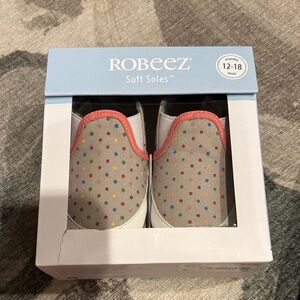 Robeez Colorful Polka Dot Soft Soles Shoes